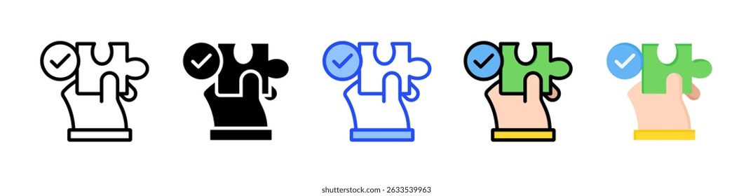 Solution Icon Collection With Multiple Styles