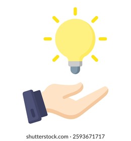 Solution Icon in Flat Color Style. Simple Vector Design. Simple Vector Flat Icon
