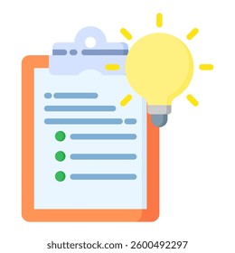 Solution Icon in Flat Color Style. Simple Flat Icon Vector. Simple Vector Design