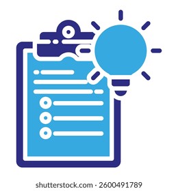 Solution Icon in Glyph Dual Color Style. Simple Glyph Icon Vector. Simple Vector Design