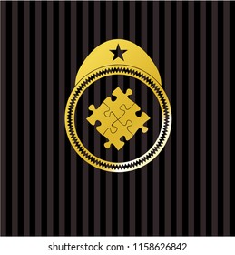 solution icon inside gold badge