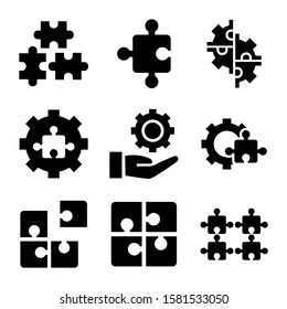 solution icon isolated sign symbol vector illustration - Collection of high quality black style vector icons
