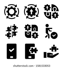 solution icon isolated sign symbol vector illustration - Collection of high quality black style vector icons
