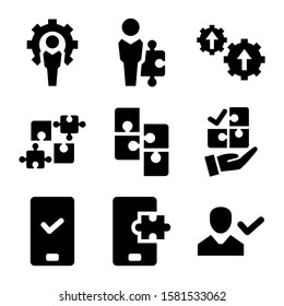 solution icon isolated sign symbol vector illustration - Collection of high quality black style vector icons
