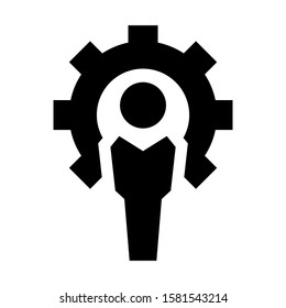 solution icon isolated sign symbol vector illustration - high quality black style vector icons
