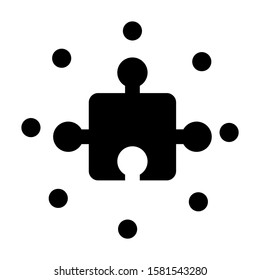 solution icon isolated sign symbol vector illustration - high quality black style vector icons
