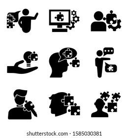 solution icon isolated sign symbol vector illustration - Collection of high quality black style vector icons
