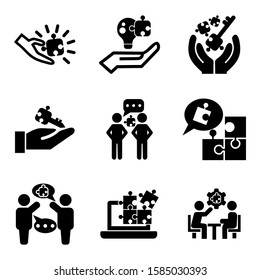 solution icon isolated sign symbol vector illustration - Collection of high quality black style vector icons
