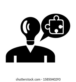 solution icon isolated sign symbol vector illustration - high quality black style vector icons
