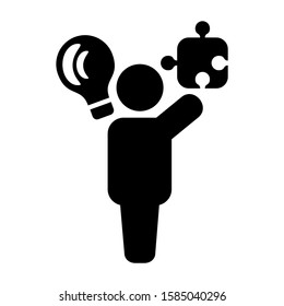solution icon isolated sign symbol vector illustration - high quality black style vector icons
