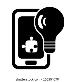 solution icon isolated sign symbol vector illustration - high quality black style vector icons
