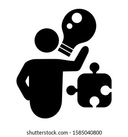 solution icon isolated sign symbol vector illustration - high quality black style vector icons
