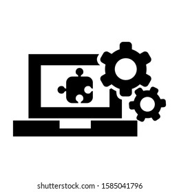 solution icon isolated sign symbol vector illustration - high quality black style vector icons
