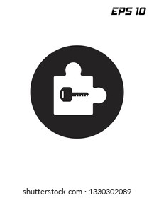 solution icon , puzzle icon , business icon