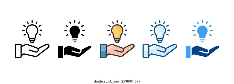 Solution Icon Set Multiple Style Collection