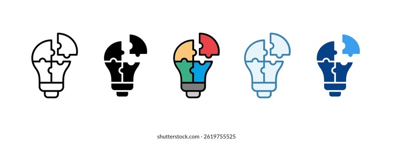 Solution Icon Set Multiple Style Collection