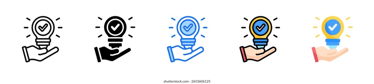 Solution Icon Set Multiple Style Collection