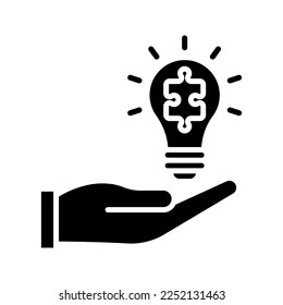 Icono de solución. inicio de sesión para concepto móvil y diseño web. ilustración vectorial