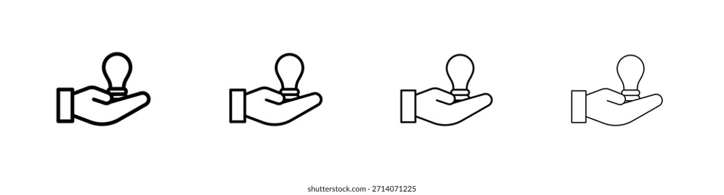 Conjunto de pictogramas de icono de solución