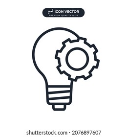 solution icon symbol template for graphic and web design collection logo vector illustration