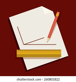 Solution icon, vector illustration