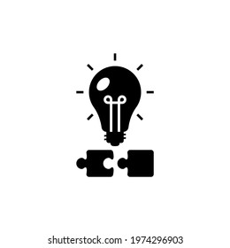 Solution icon in vector. Logotype