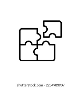 Solution icon in vector. Logotype