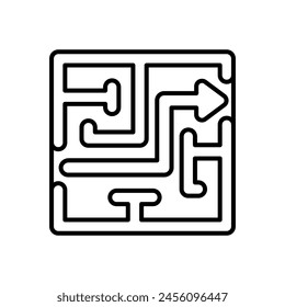 Solution icon in vector. Logotype
