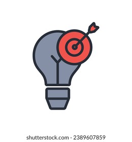 solution icon. vector.Editable stroke.linear style sign for use web design,logo.Symbol illustration.