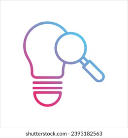 Solution icon with white background vector