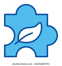 Ícones De Solução Em Estilo Azul, Ilustração De Vetor