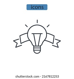 solution icons  symbol vector elements for infographic web