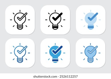 Iconos de solución con varios estilos de diseño