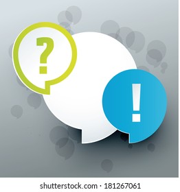 solution label, green and blue