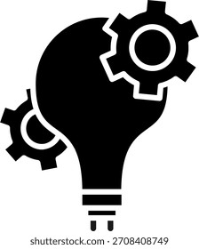 Línea de solución de diseño de íconos de Vector