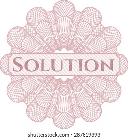 Solution linear rosette