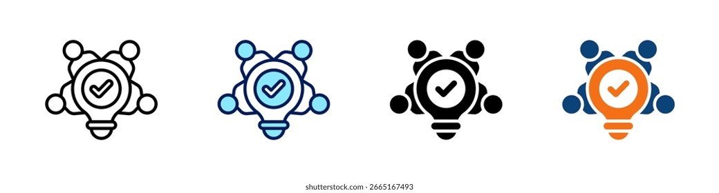 Conjunto de vetores de vários estilos orientados para soluções