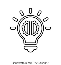 Umrisssymbol der Projektmappe. Line Art Vektor.