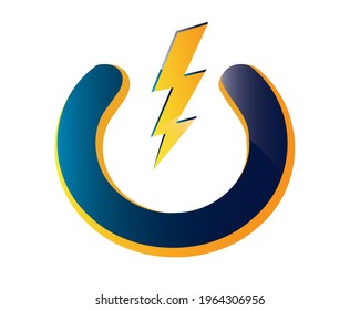 solution, positive, modern, energy, icon, Premium Vector