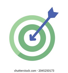 Solution and success target icon