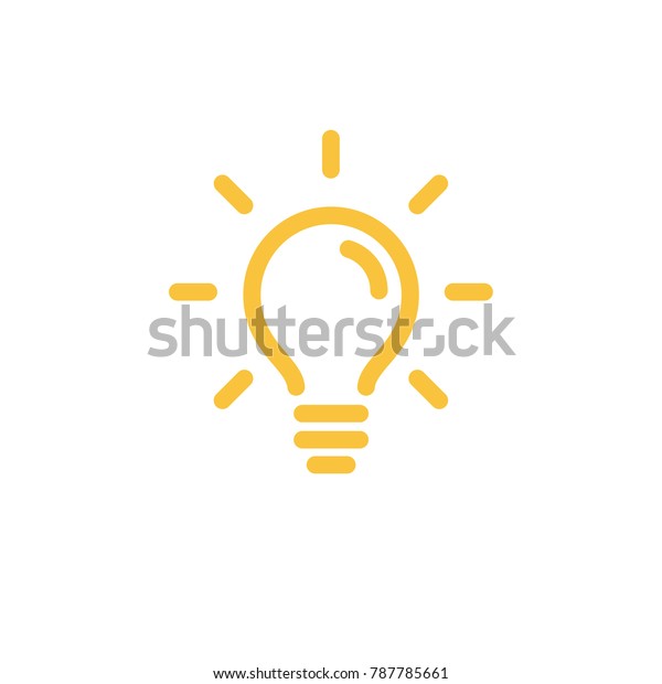 解決記号 ランプアイコン アイデア のベクター画像素材 ロイヤリティフリー