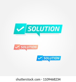 Solution Tags Labels