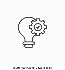 Solution vector flat icon set.eps