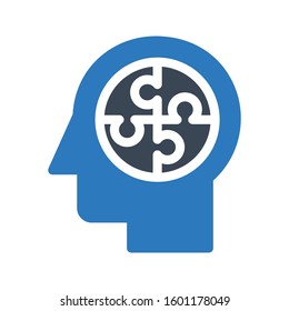 solution vector glyph color icon 