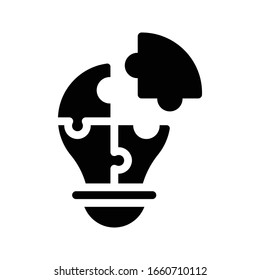 solution vector glyph color icon 