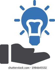 solution vector glyph color icon