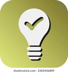 Solution Vector Glyph Gradient Background Icon For Personal And Commercial Use.
