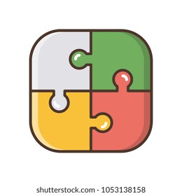 Solution vector icon