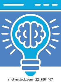 Solution vector icon. Can be used for printing, mobile and web applications.