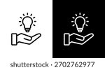 Solution White Icon Set Design